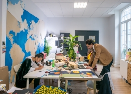 Benjamin Moreau & Noemi Ferst - Web-radio forerunner. Paris, France 2014.By François Cavelier, for Monocle.