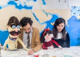 Benjamin Moreau & Noemi Ferst - Web-radio forerunner. Paris, France 2014.By François Cavelier, for Monocle.