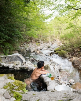 Rotenburo Hebin-yu, Beppu Japan - Photos by François Cavelier
