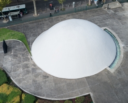 Siège du parti communiste Français - Oscar Niemeyer. © Photo by François Cavelier