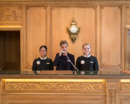 Le Bristol Hotel. Paris © Photo by François Cavelier