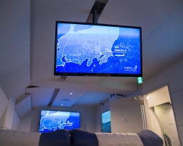 First Airlines. Ikebukuro Tokyo. VR Virtual Reality flight - World's first virtual aviation facility. Photo François Cavelier