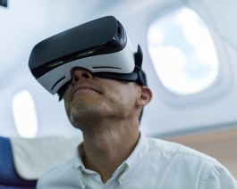 First Airlines. Ikebukuro Tokyo. VR Virtual Reality flight - World's first virtual aviation facility. Photo François Cavelier