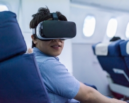First Airlines. Ikebukuro Tokyo. VR Virtual Reality flight - World's first virtual aviation facility. Photo François Cavelier