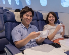First Airlines. Ikebukuro Tokyo. VR Virtual Reality flight - World's first virtual aviation facility. Photo François Cavelier
