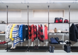 Woolrich Japan was co-founded with Japanese technical outdoor-wear experts Goldwin. Woolrich advertises itself as the oldest American outdoor clothing label