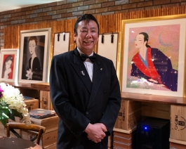 Rairakuza The Main Bar. Gion Kyoto - Award-winning bartender and cocktail book author Toru Asano